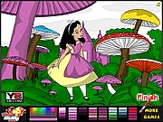 Alice in Wonderland coloring lnyos jtkok ingyen
