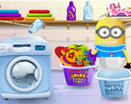 lnyos - Baby minion washing clothes