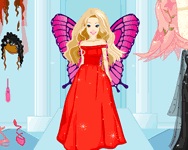 Barbie szárnyas öltöztető online játék