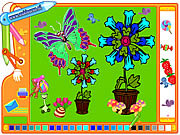 Coloring picture butterfly online jtk