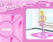 Dance with Barbie lányos játék