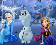 lnyos - Elsa and Anna building Olaf