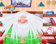 Santa haircut lnyos HTML5 jtk