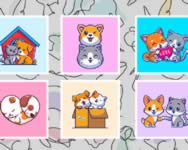 Cats and dogs puzzle jtkok ingyen