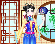 Chinese princess wedding dress up