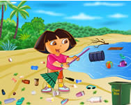 Ecofreak Dora cleaning beach lnyos jtkok ingyen