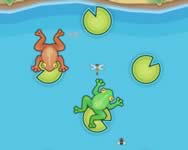 Frog fights with buddies lnyos HTML5 jtk