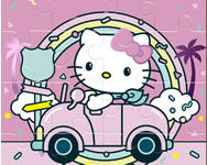 lnyos - Hello Kitty car jigsaw