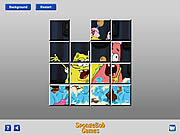 SpongeBob and Patrick sliding lnyos HTML5 jtk