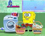 lnyos - Spongebob and patrick star washing pants